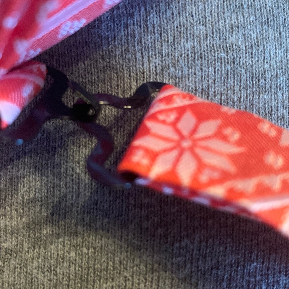 Bundle of Christmas Holiday Bow ties & necktie Bulbs Snowflakes Polka Dots Youth - Picture 5 of 6